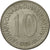 Moneda, Yugoslavia, 10 Dinara, 1985, MBC, Cobre - níquel, KM:89