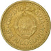 Moneda, Yugoslavia, 5 Dinara, 1983, BC+, Níquel - latón, KM:88