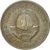 Coin, Yugoslavia, 5 Dinara, 1975, EF(40-45), Copper-Nickel-Zinc, KM:58