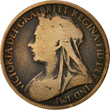 Coin, Great Britain, Victoria, Penny, 1899, VF(20-25), Bronze, KM:790