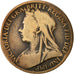 Moneda, Gran Bretaña, Victoria, Penny, 1899, BC, Bronce, KM:790