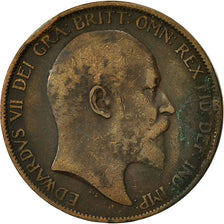 Monnaie, Grande-Bretagne, Edward VII, Penny, 1903, B+, Bronze, KM:794.2