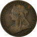 Moneda, Gran Bretaña, Victoria, Penny, 1900, BC, Bronce, KM:790