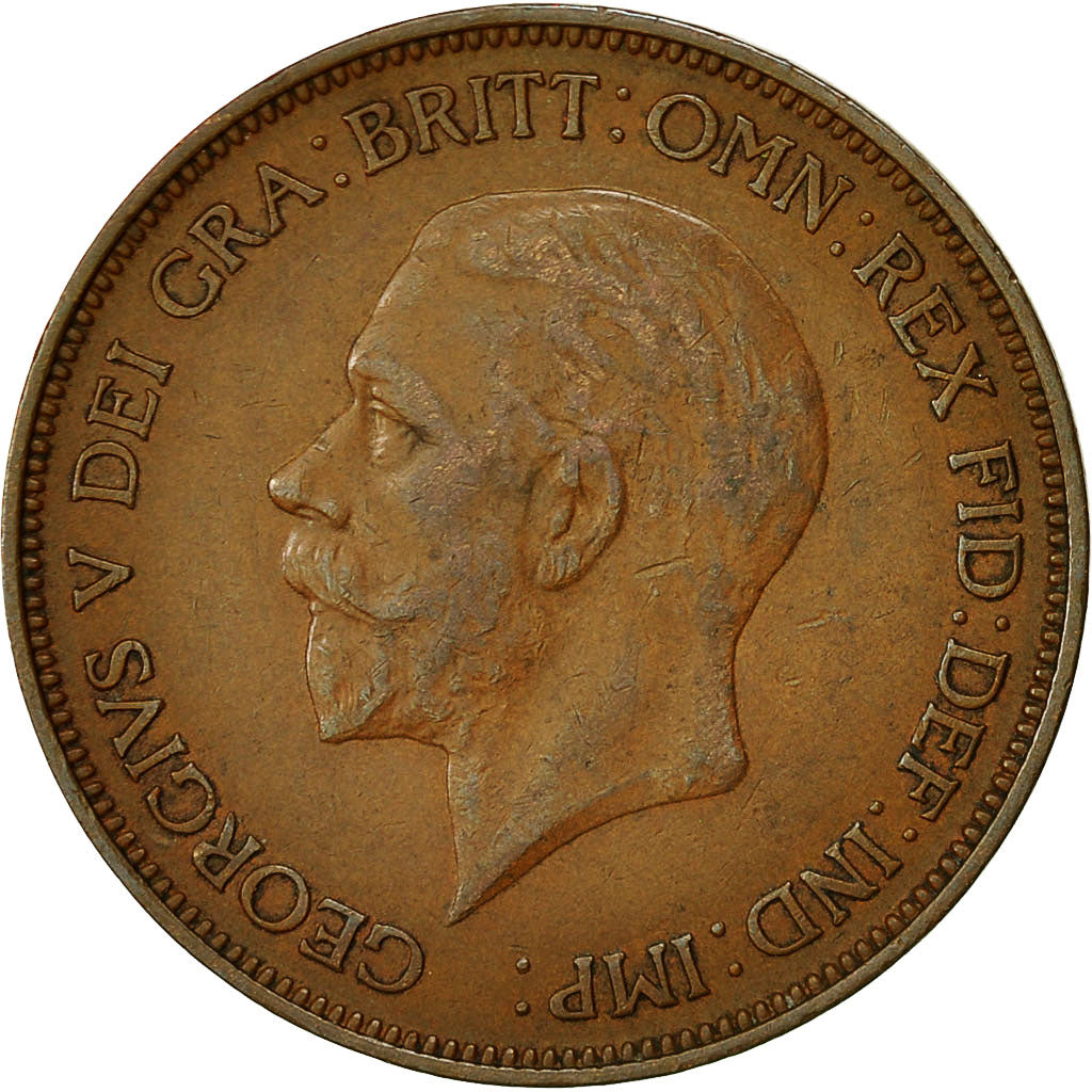 Monnaie, Grande-Bretagne, George V, Penny, 1936, TTB, Bronze, KM:838