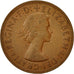 Monnaie, Grande-Bretagne, Elizabeth II, Penny, 1963, TB, Bronze, KM:897