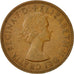 Coin, Great Britain, Elizabeth II, Penny, 1961, VF(20-25), Bronze, KM:897