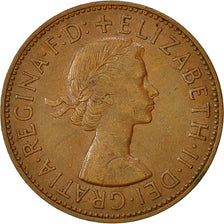 Coin, Great Britain, Elizabeth II, Penny, 1961, VF(20-25), Bronze, KM:897