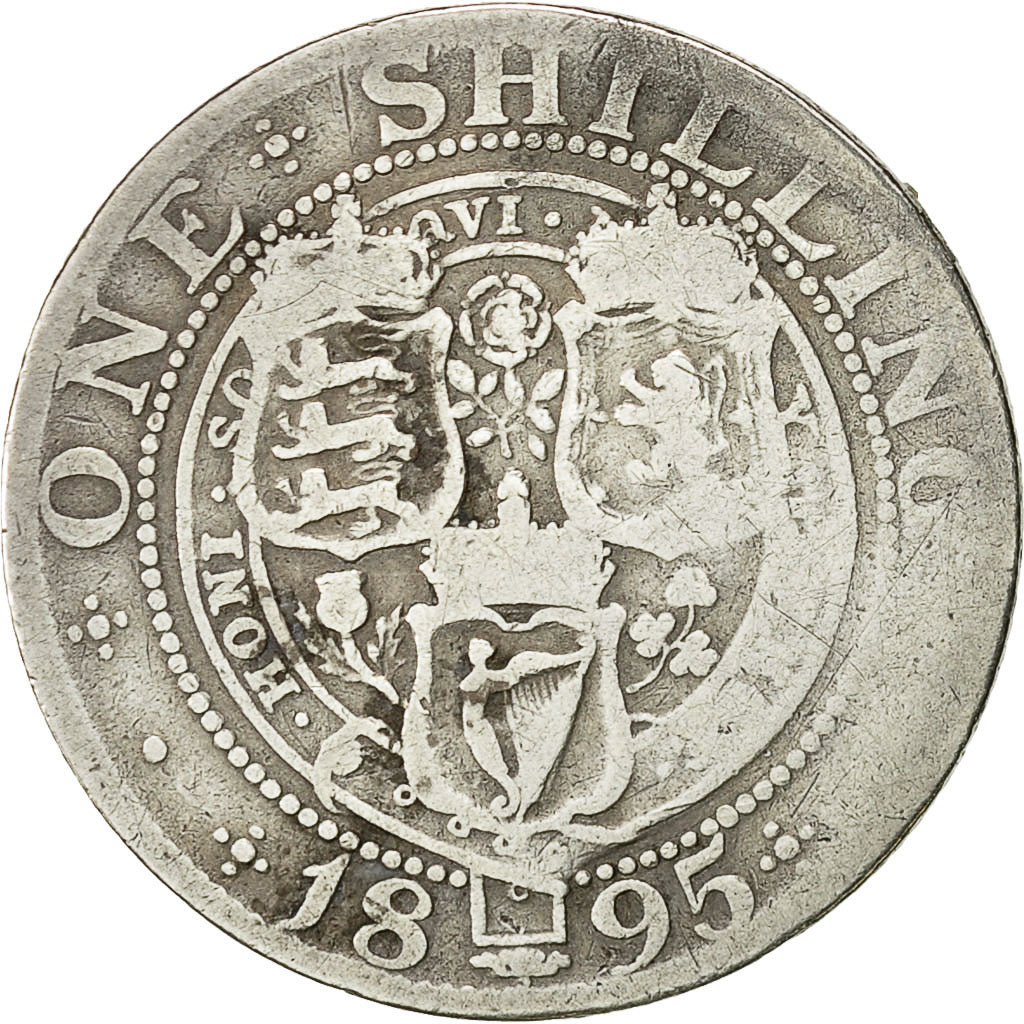 Coin, Great Britain, Victoria, Shilling, 1895, VF(20-25), Silver, KM:780