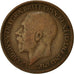 Coin, Great Britain, George V, 1/2 Penny, 1926, EF(40-45), Bronze, KM:824