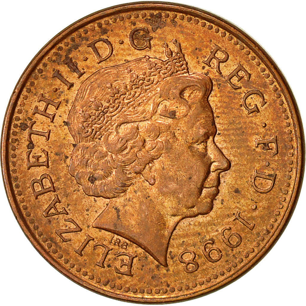 Monnaie, Grande-Bretagne, Elizabeth II, Penny, 1998, SUP, Copper Plated Steel