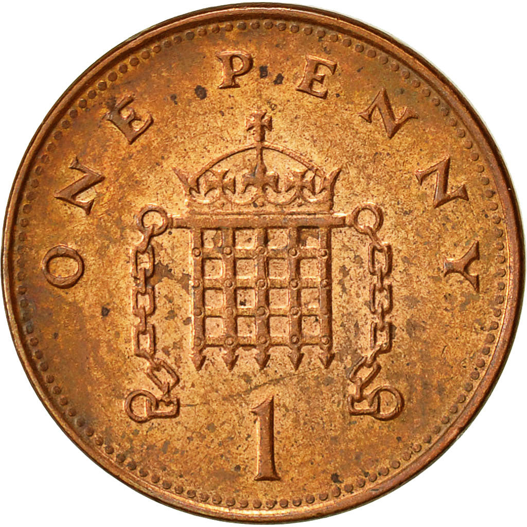 Monnaie, Grande-Bretagne, Elizabeth II, Penny, 1998, SUP, Copper Plated Steel