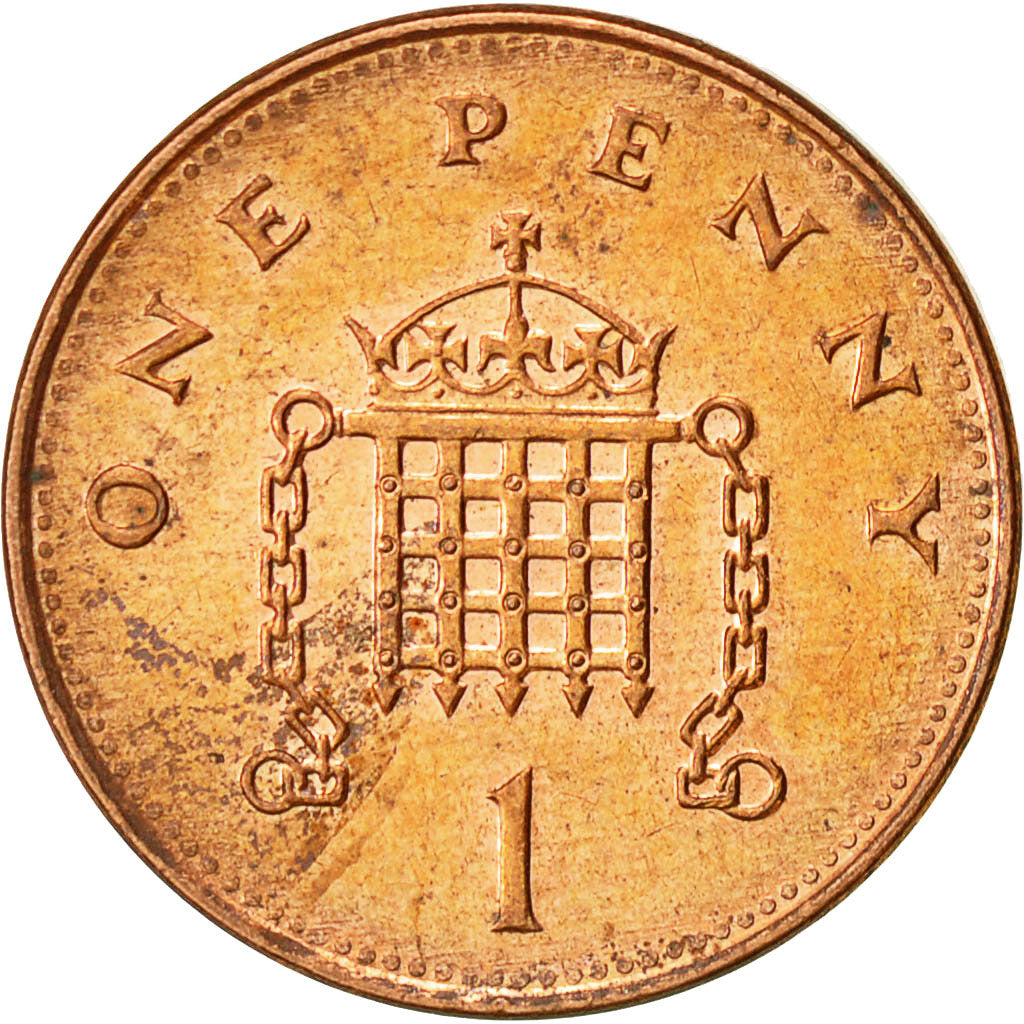 Moneta, Gran Bretagna, Elizabeth II, Penny, 1996, BB, Acciaio placcato rame