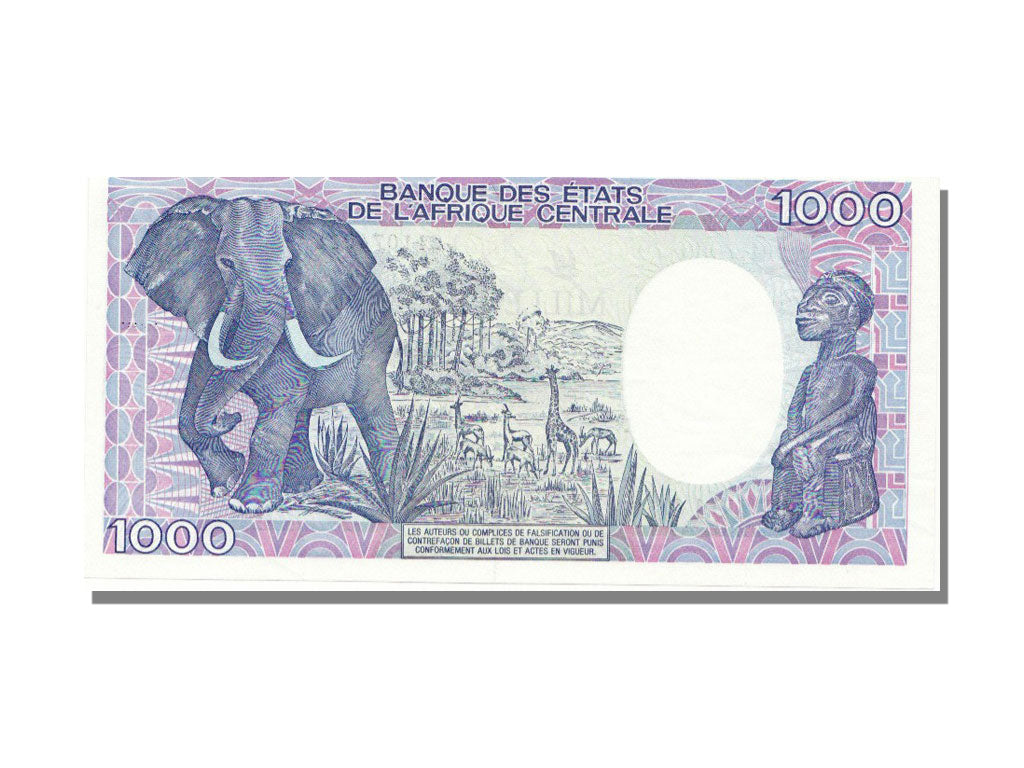 Chad, 1000 Francs, 1990, 1990-01-01, UNC(63), M09