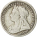 Coin, Great Britain, Victoria, 3 Pence, 1900, VF(20-25), Silver, KM:777