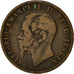 Moneda, Italia, Vittorio Emanuele II, 10 Centesimi, 1867, Birmingham, MBC