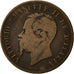 Coin, Italy, Vittorio Emanuele II, 5 Centesimi, 1867, Naples, EF(40-45), Copper
