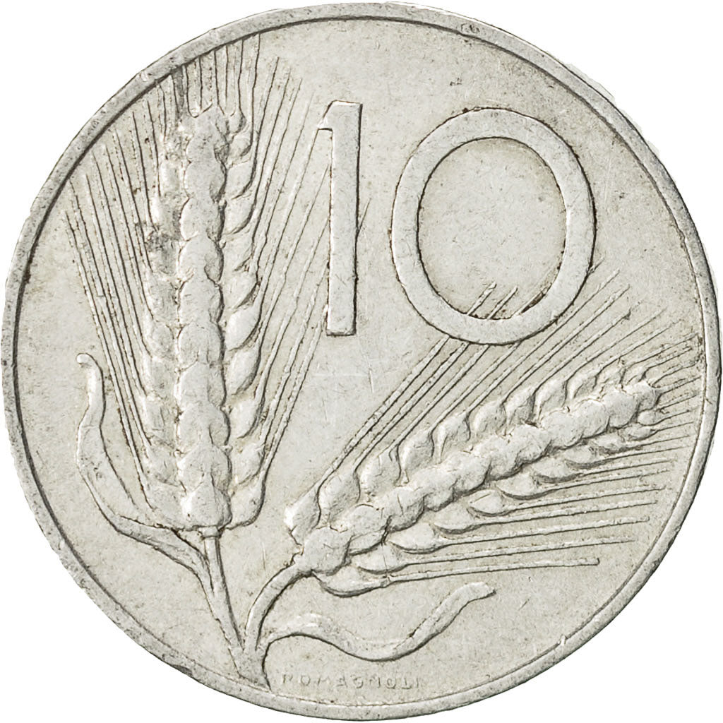 Monnaie, Italie, 10 Lire, 1953, Rome, TTB, Aluminium, KM:93