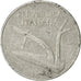 Coin, Italy, 10 Lire, 1954, Rome, VF(20-25), Aluminum, KM:93
