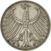 Coin, GERMANY - FEDERAL REPUBLIC, 5 Mark, 1951, Stuttgart, EF(40-45), Silver