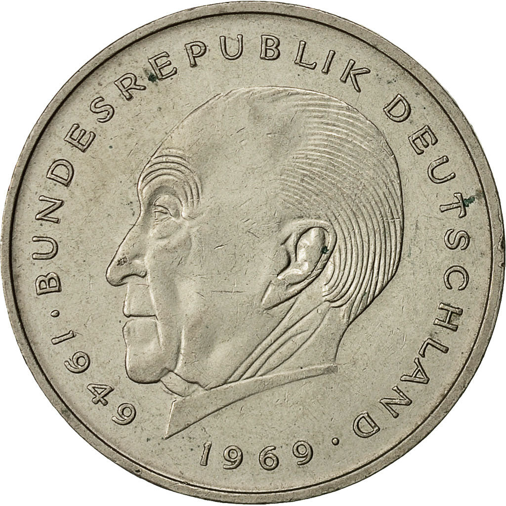 Coin, GERMANY - FEDERAL REPUBLIC, 2 Mark, 1978, Stuttgart, EF(40-45)
