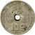 Moneta, Belgio, 10 Centimes, 1938, MB, Nichel-ottone, KM:112
