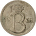 Moneta, Belgio, 25 Centimes, 1968, Brussels, BB, Rame-nichel, KM:153.1