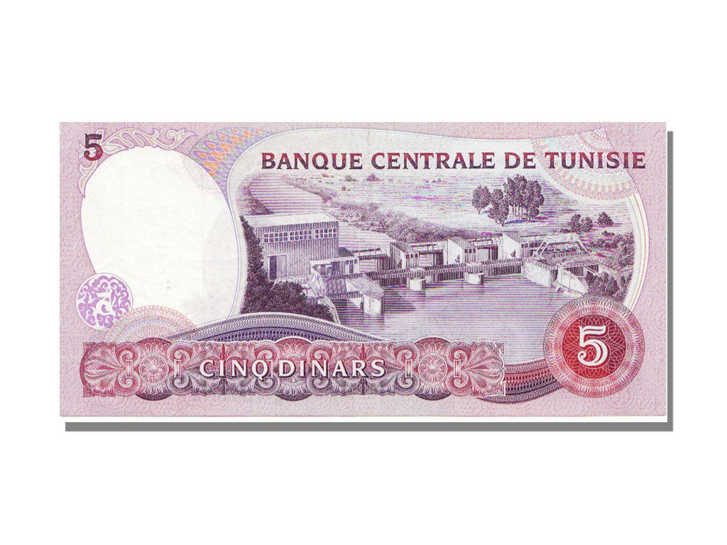 Banconote, Tunisia, 5 Dinars, 1983, 1983-11-03, SPL
