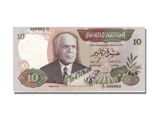 Tunisia, 10 Dinars, 1986, 1986-03-20, AU(55-58)