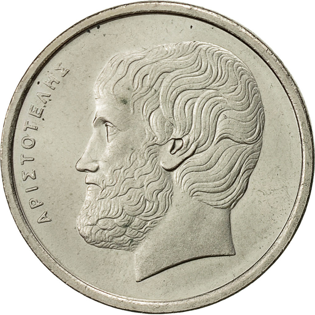 Coin, Greece, 5 Drachmai, 1976, AU(55-58), Copper-nickel, KM:118