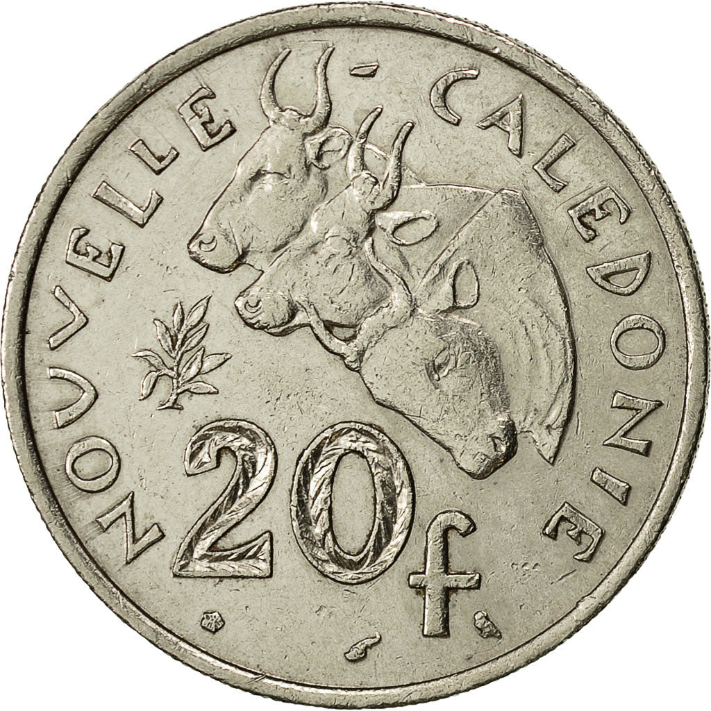 Monnaie, Nouvelle-Calédonie, 20 Francs, 1967, Paris, TTB, Nickel, KM:6