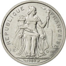 Moneta, Nowa Kaledonia, 2 Francs, 1982, Paris, AU(55-58), Aluminium, KM:14