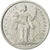 Coin, New Caledonia, Franc, 1983, Paris, EF(40-45), Aluminum, KM:10