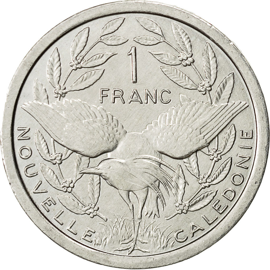 Coin, New Caledonia, Franc, 1983, Paris, EF(40-45), Aluminum, KM:10
