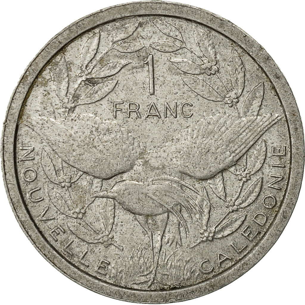 Coin, New Caledonia, Franc, 1949, Paris, VF(20-25), Aluminum, KM:2