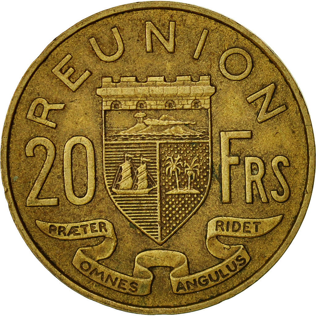 Monnaie, Réunion, 20 Francs, 1955, TB, Aluminum-Bronze, KM:11