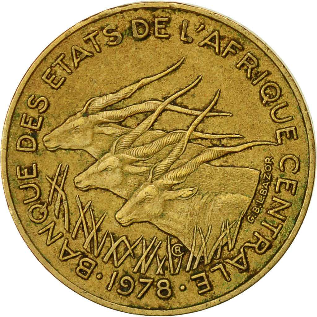 Münze, Zentralafrikanische Staaten, 5 Francs, 1978, Paris, SS, Aluminum-Bronze