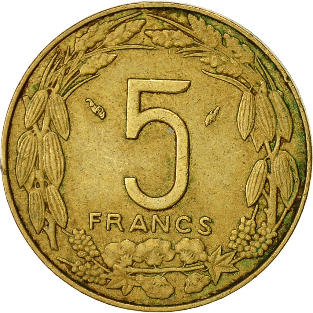 Münze, Zentralafrikanische Staaten, 5 Francs, 1978, Paris, SS, Aluminum-Bronze
