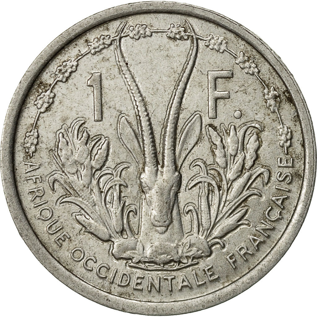 Coin, French West Africa, Franc, 1948, VF(20-25), Aluminum, KM:3