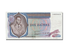 Zaïre, 10 Zaïres, 1977, KM #23b, 1977-10-27, F(12-15), A 8923305D