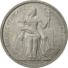 Monnaie, FRENCH OCEANIA, 5 Francs, 1952, TTB, Aluminium, KM:4