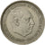 Coin, Spain, Caudillo and regent, 50 Pesetas, 1957, EF(40-45), Copper-nickel