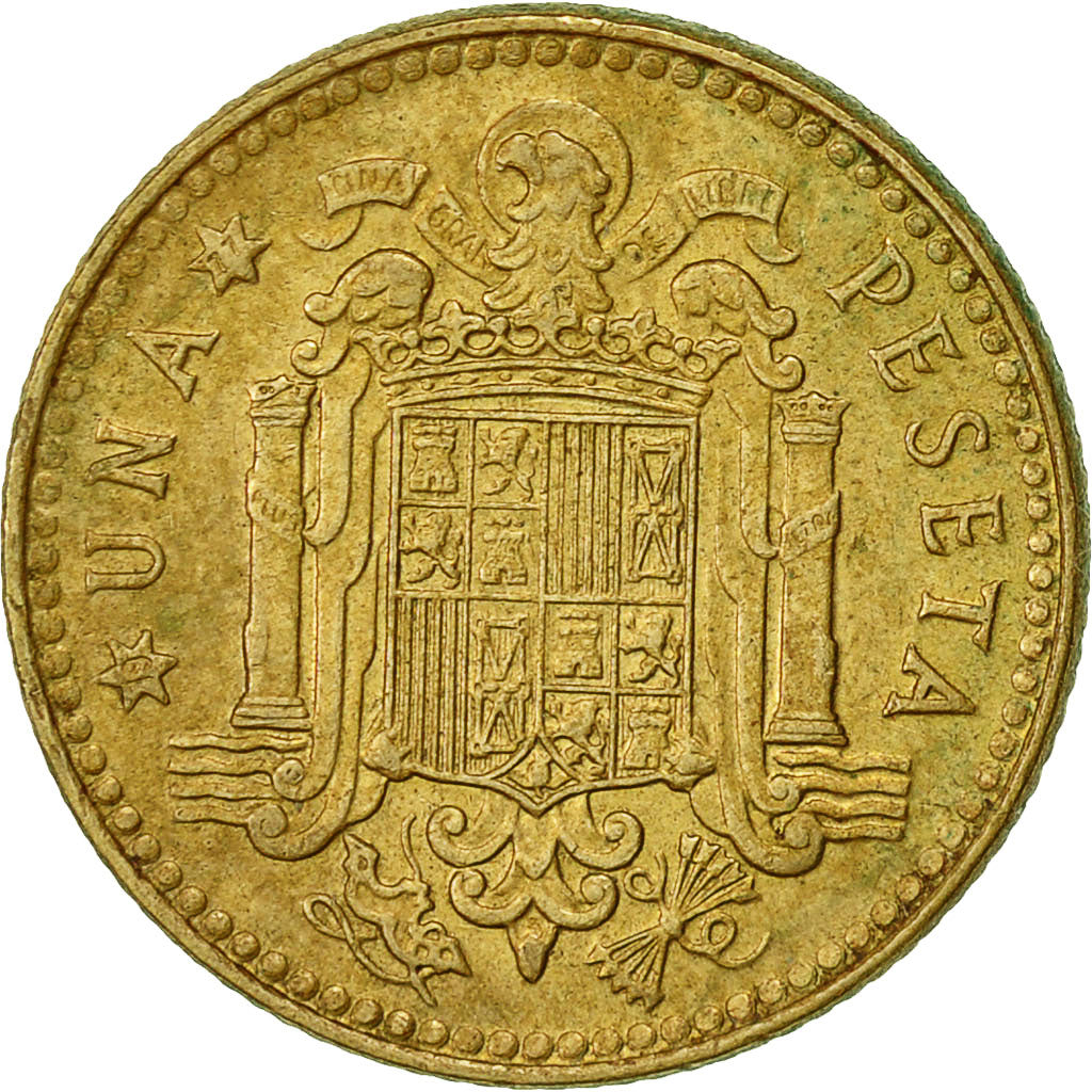 Coin, Spain, Juan Carlos I, Peseta, 1975, VF(20-25), Aluminum-Bronze, KM:806
