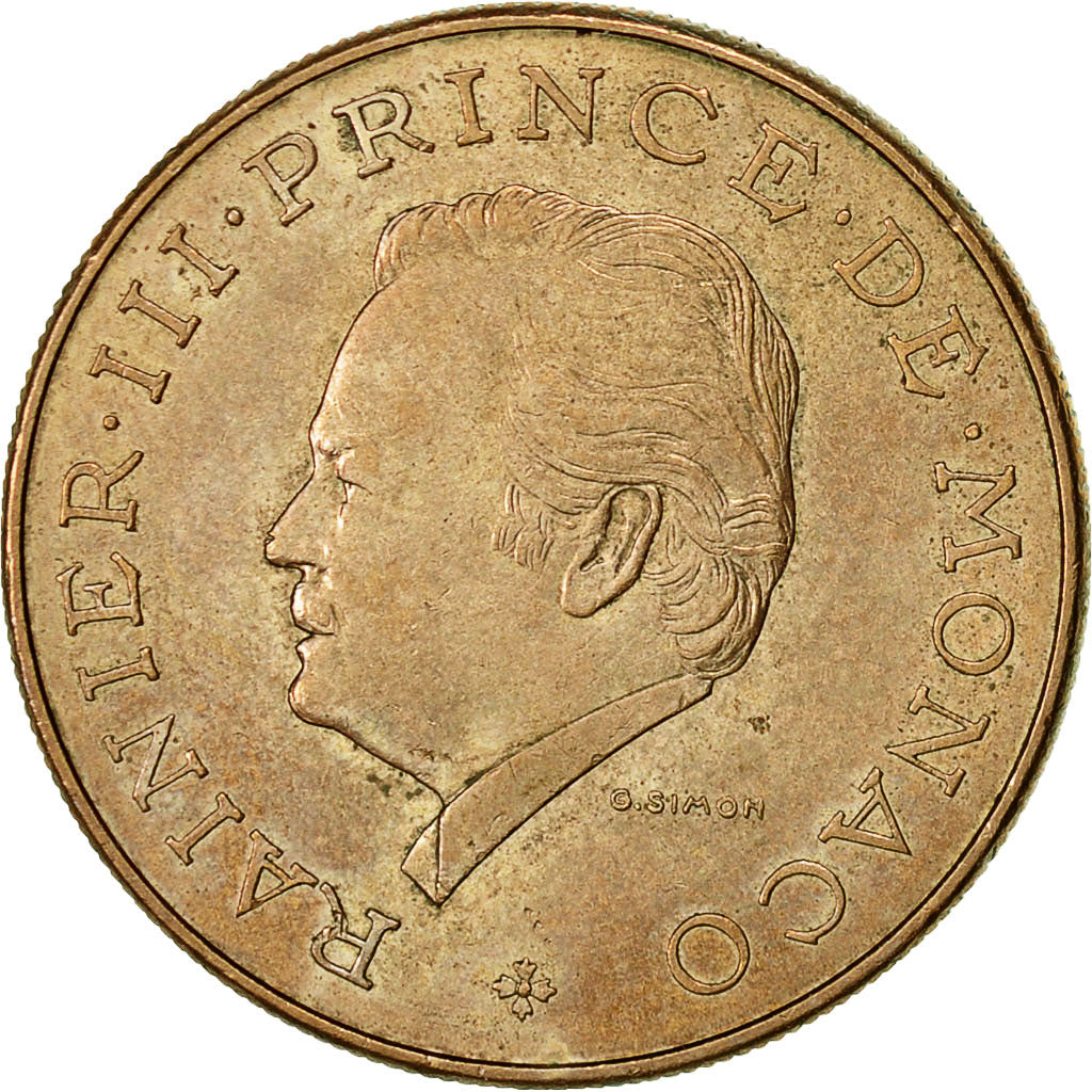 Moneta, Monaco, Rainier III, 10 Francs, 1981, EF(40-45), Miedź-Nikel-Aluminium