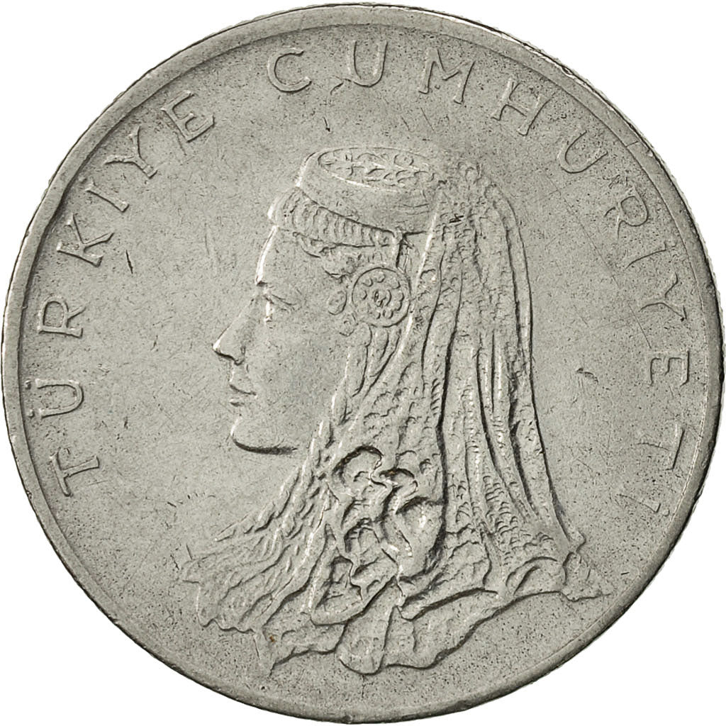 Coin, Turkey, 50 Kurus, 1974, EF(40-45), Stainless Steel, KM:899
