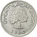 Coin, Tunisia, Millim, 1960, AU(55-58), Aluminum, KM:280