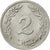 Coin, Tunisia, 2 Millim, 1960, AU(55-58), Aluminum, KM:281