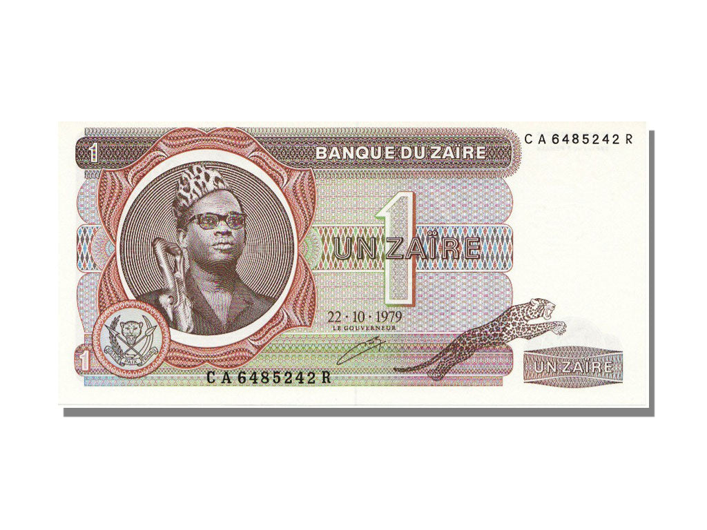 Zaïre, 1 Zaïre, 1979, KM #19a, 1979-10-22, UNC(65-70), CA 6485242R