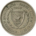Moneta, Cypr, 25 Mils, 1980, EF(40-45), Miedź-Nikiel, KM:40