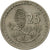 Coin, Cyprus, 25 Mils, 1980, EF(40-45), Copper-nickel, KM:40