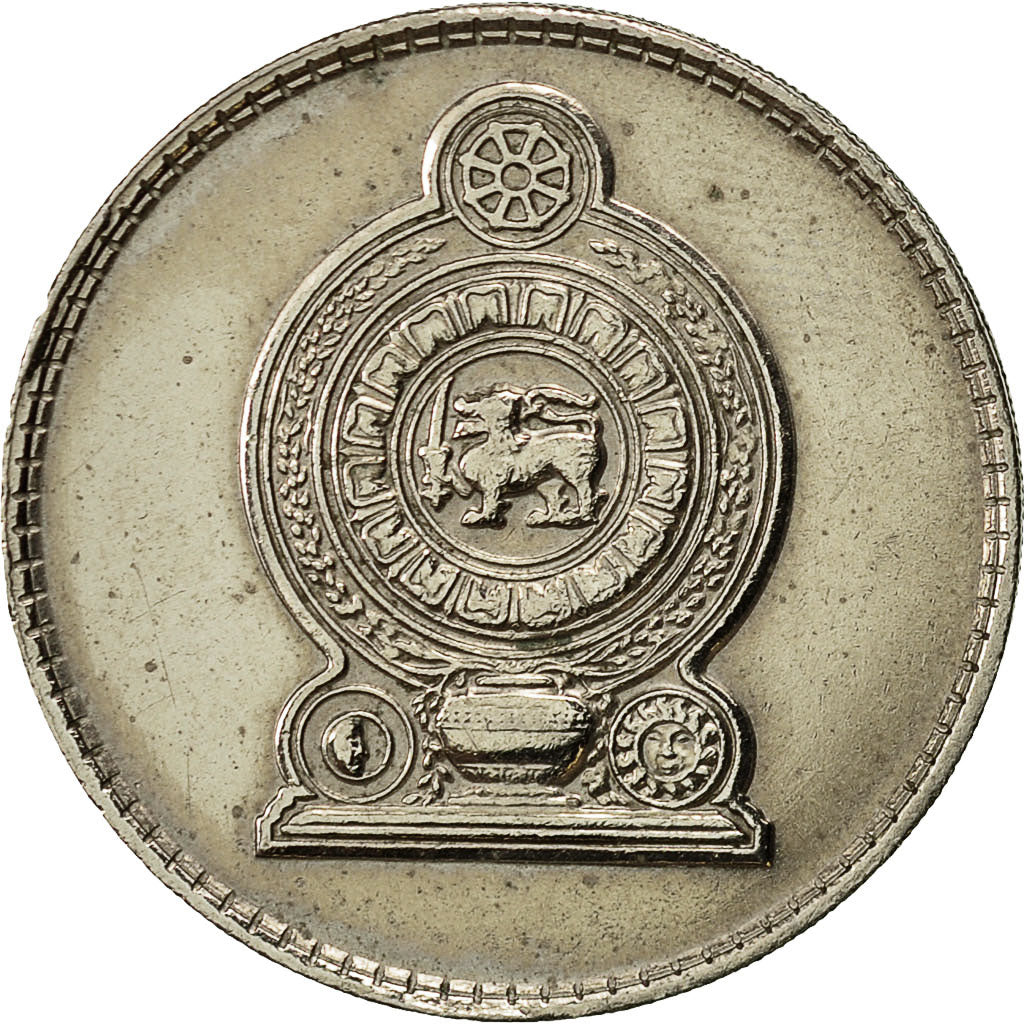 Coin, Sri Lanka, Rupee, 1978, AU(55-58), Copper-nickel, KM:136.1